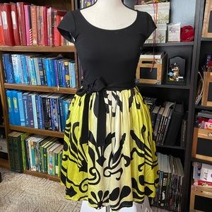 Alice and Olivia Green Black Floral Dress as seen on Blair a Waldorf Gossip Girl